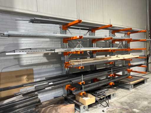 Perfiles/tubos de acero (contenido completo de estantería)