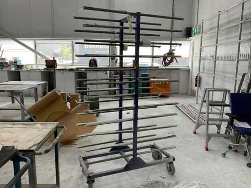Cart cantilever arm
