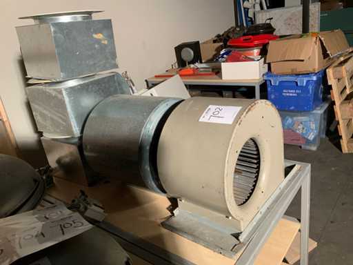 Ventilatie cu volute și cutie de filtrare