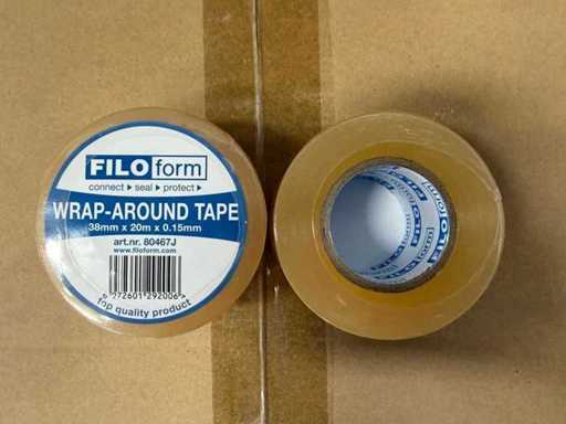 Filoform - Wrap tape 38 mmx20 m transparent (1636x)