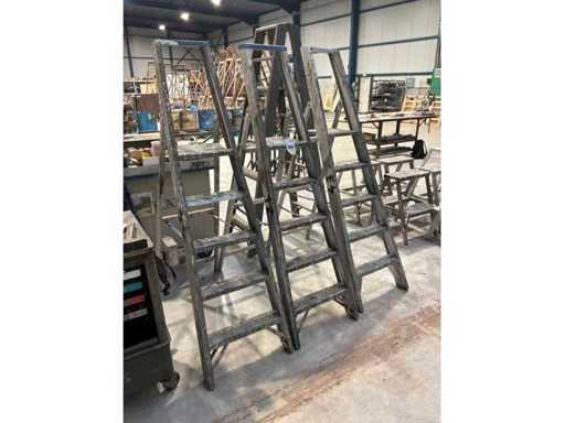 Leiter und Treppen (3x)