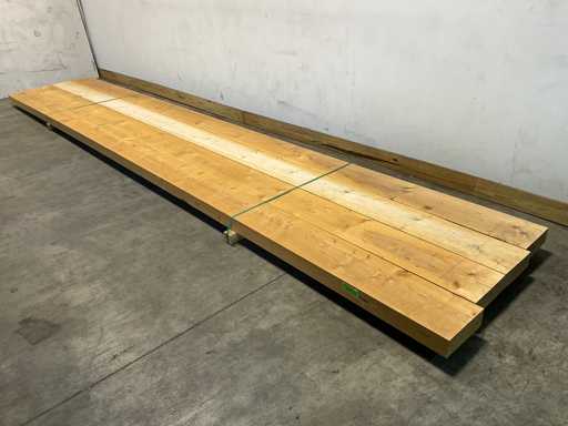 Gehobelter Fichtenbalken 600x27x9,5 cm (4x)