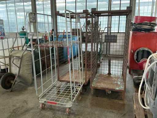 Diverse transportkarren (3x)