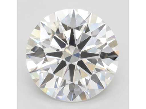 Diamant - 0.71 carat Briljant geslepen diamant (gecertificeerd)