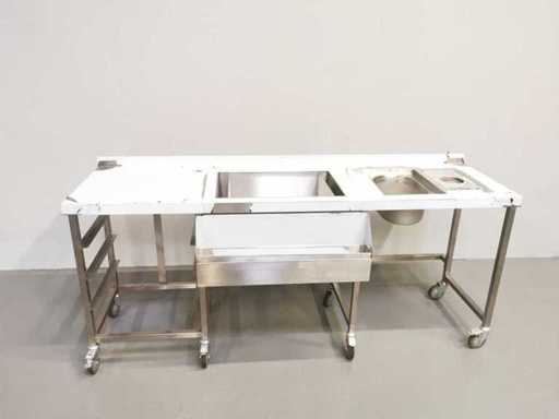 PROFFIL – Stahl – Edelstahl-Waschbeckenstation