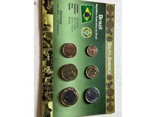 Zuid-Amerika | Brazilië Small Coin Set