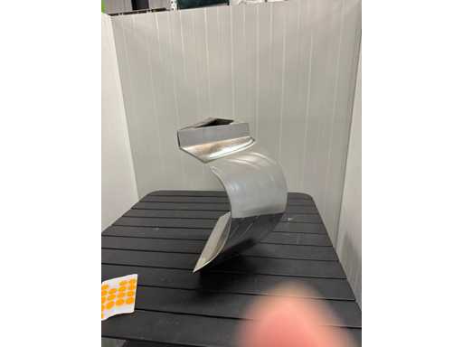 Nogi stolika kawowego chromowane 4 części