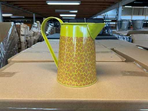 Partij Milk Jug Bluma 21x13x16,5cm yellow zinc (432x)