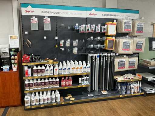 Partij vloeronderhoud en accessoires