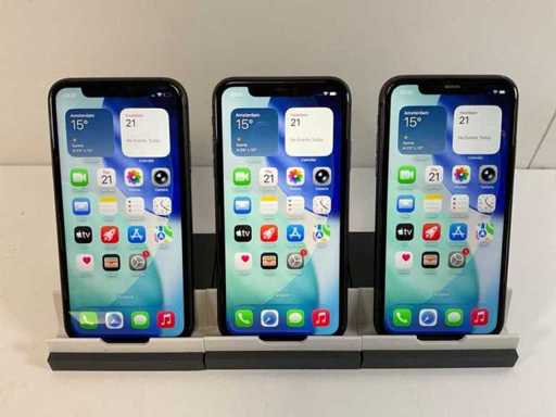 Apple iPhone 11 - 64GB - Negru (3x)