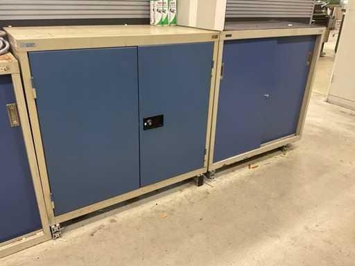 Stumpf Metall STS 410/6-15 Werkstattschrank mit Inhalt (2x)