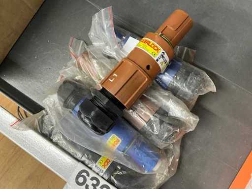 Powerloc 400A IP67 1000 Vac Accouplement de courant d’alimentation (5x)