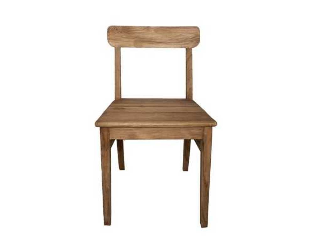 Chaise de salle à manger en bois (2x)