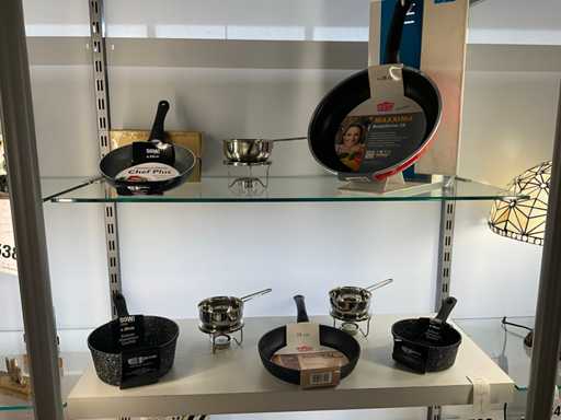 Divers braadpannen, sauteuse, steelpannen -keukengerei Ssw/Gsw