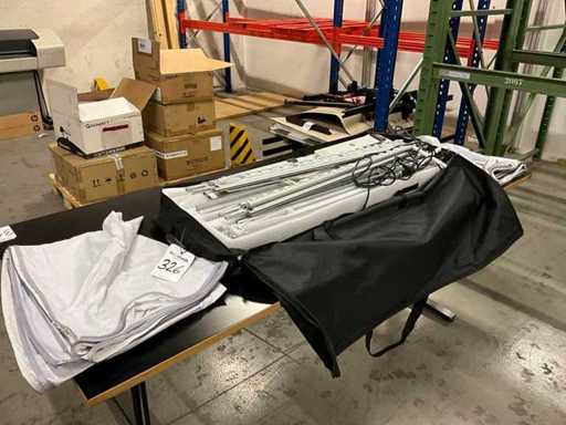 Exhibition stand accessories with lighting