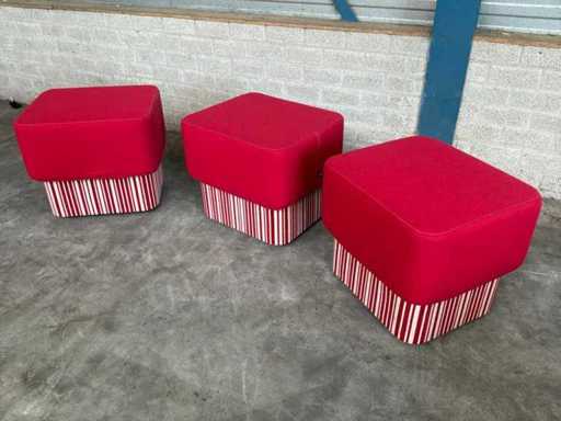 Buzzi Space Pouf (3x)