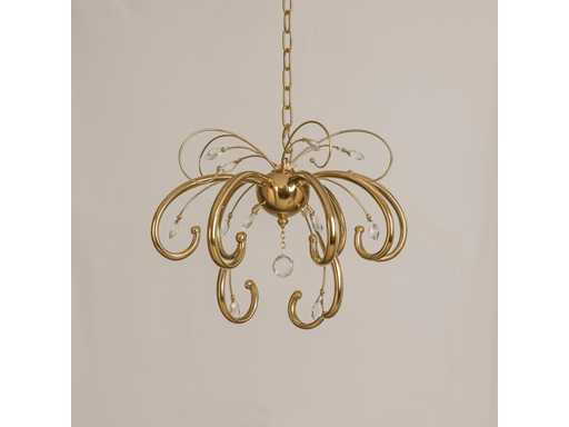 Lustre LED – 6015 (8+4) – Or – 12 lumières – 58W – 4000K Blanc neutre – Aluminium 