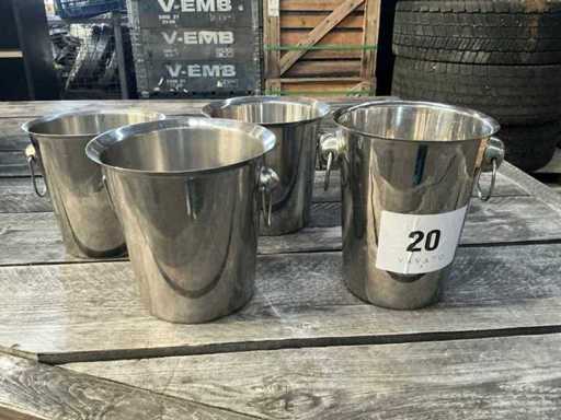 Verschiedene Eiskübel (4x)
