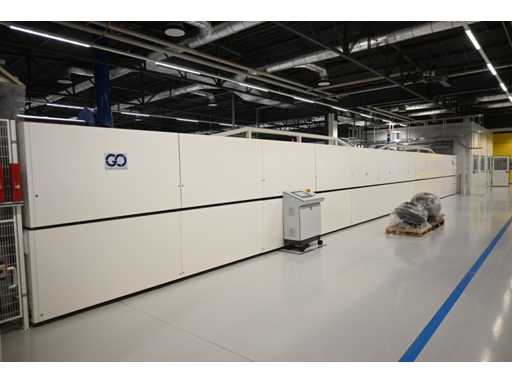 2017 Global Oven Systems TCRE 3-Zone Polyimide Recovery Piece Roll Furnace Furnace Furnace (C)