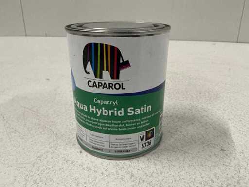 Caparol Capacryl aqua hybride satin laqué 1L (5x) « inutilisé »