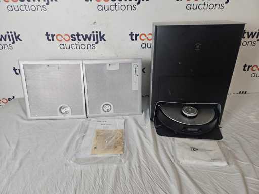 Bosch DHL755BL - Serie 4 - Inbouw plafond Afzuigkap + Ecovacs X1 OMNI - Robotstofzuiger 