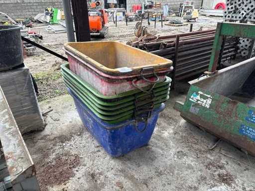 Diverse mortelkuipen (9x)