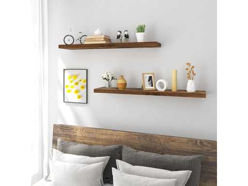 Wall Shelf Set of 4, Hanging Shelf