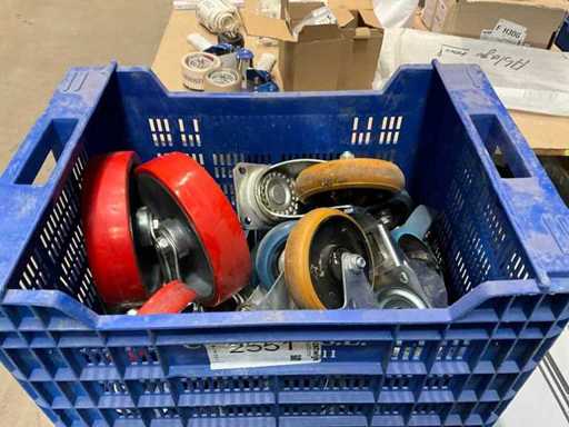 Gemengde partij rollen, 15 rollen van verschillende maten, verschillende kleuren