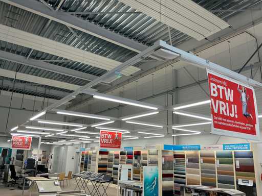 Led winkelverlichting circa 180 meter