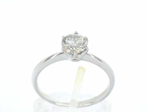 Bague de fiançailles 1,30 carat diamant 18 carats en or