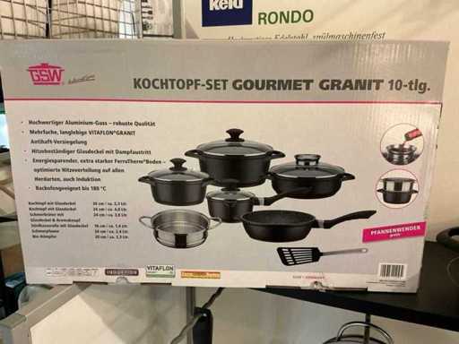 GSW 11-piece cooking pot set