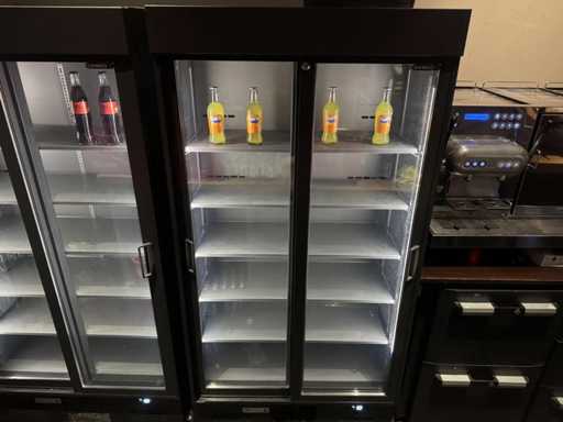 Gamko - MG3/500SD - Réfrigérateur à double porte vitrée