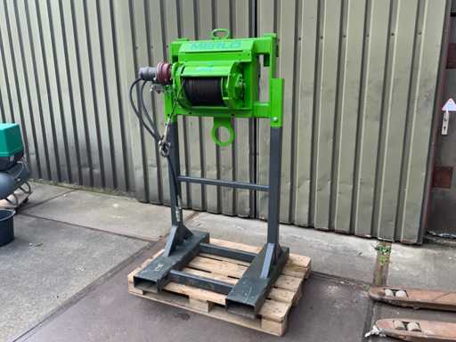 Troliu cu cablu pentru binoclu cu suport