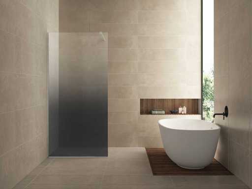 WB - 20.3561 - Plac? de sticl? Slim Smoke pân? la sticl? transparent?. 100x200