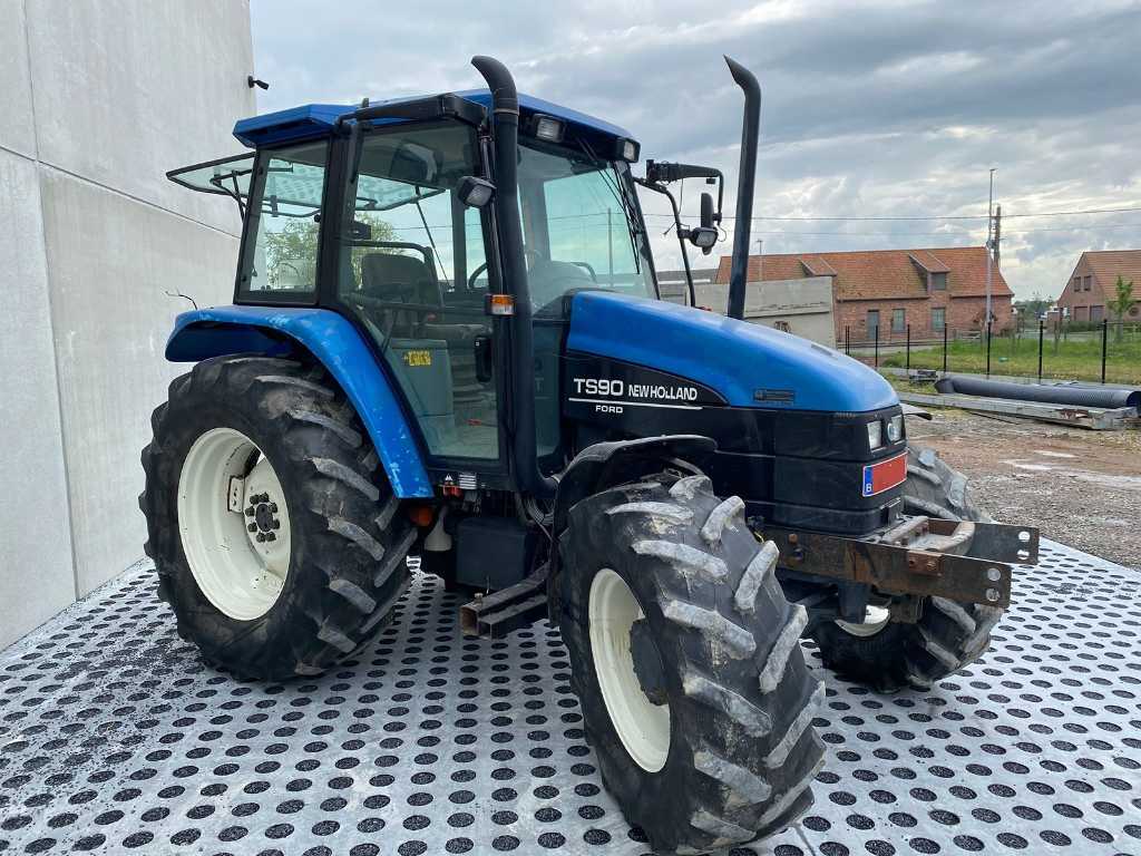New Holland - TS90 - 4-Wheel Drive Tractor - 1998