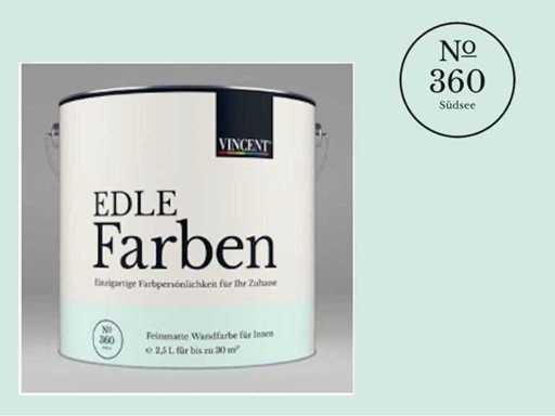 Vincent - Edle Farben - no.360 Südsee - 2.5L Paint