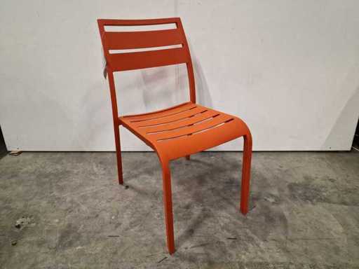6 x Garden Prestige - Alu Stapelstoel Nice Paprika - Full Alu Paprika