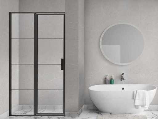 Aqua Vista - Triple L70-FFF - Porte battante avec pièce fixe 70x200 cm