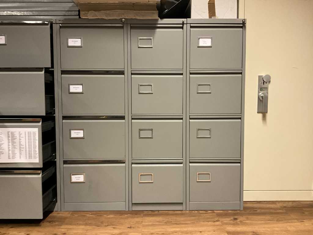 3x Metal filing cabinet TDS