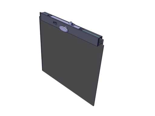 Hanse 505 plastic access door with lock 560 x 514 mm