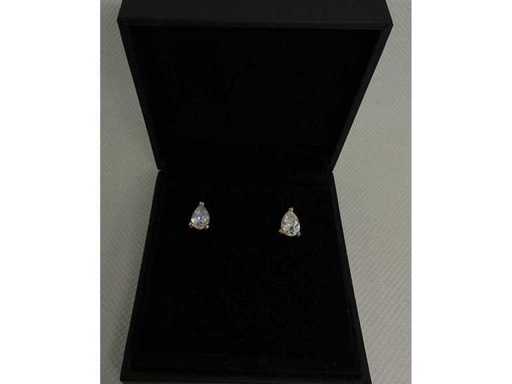 Earrings - 1.00 ct D Vs1 - Labgrown Stud Earring