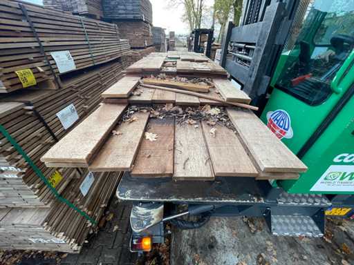 Guyana Teak revetment boards 1000-2500x150x20mm (39x)