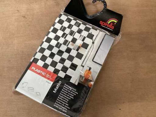 Zasłona prysznicowa Spirella Matto 180x200 cm (16x)