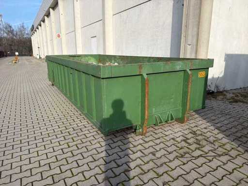 Cassonetto a cavo con contenuti