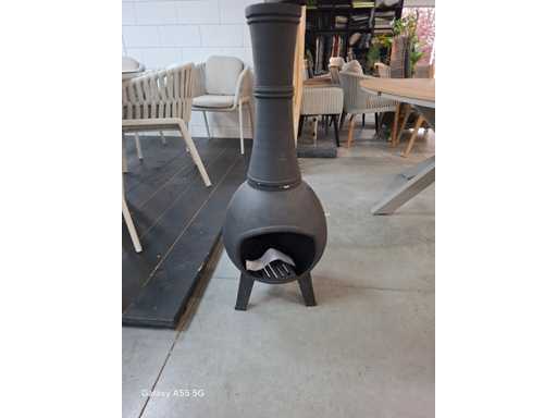 Feuerstellen und Schüssel