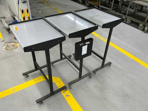 Lot of work side tables