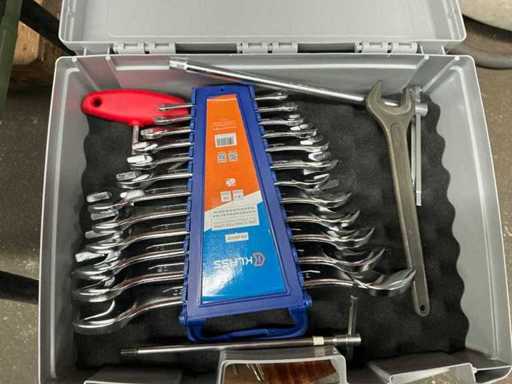 Small hand tools in case