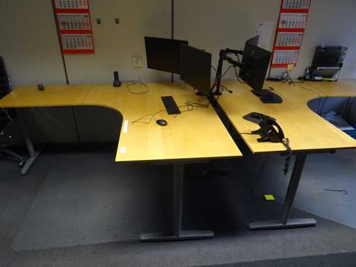 Ikea - Galant - Bureau d’angle (2x)