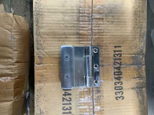 Zamak - Glass/wall hinge(60x)