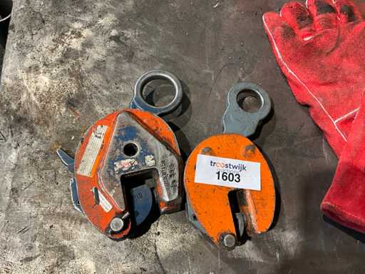 Pinze di sollevamento per piastre (2x)